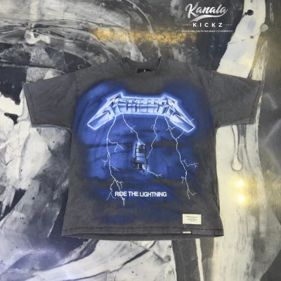 Represent X Metallica™️ Ride The Lightning T-Shirt Vintage Grey