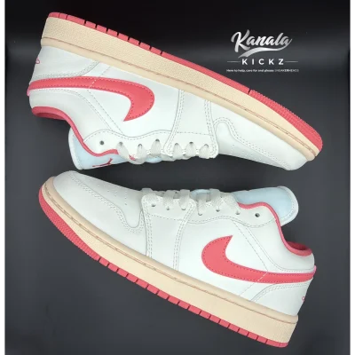Nike Air Jordan 1 Low- Sail Guava Ice Pink Salt (W)